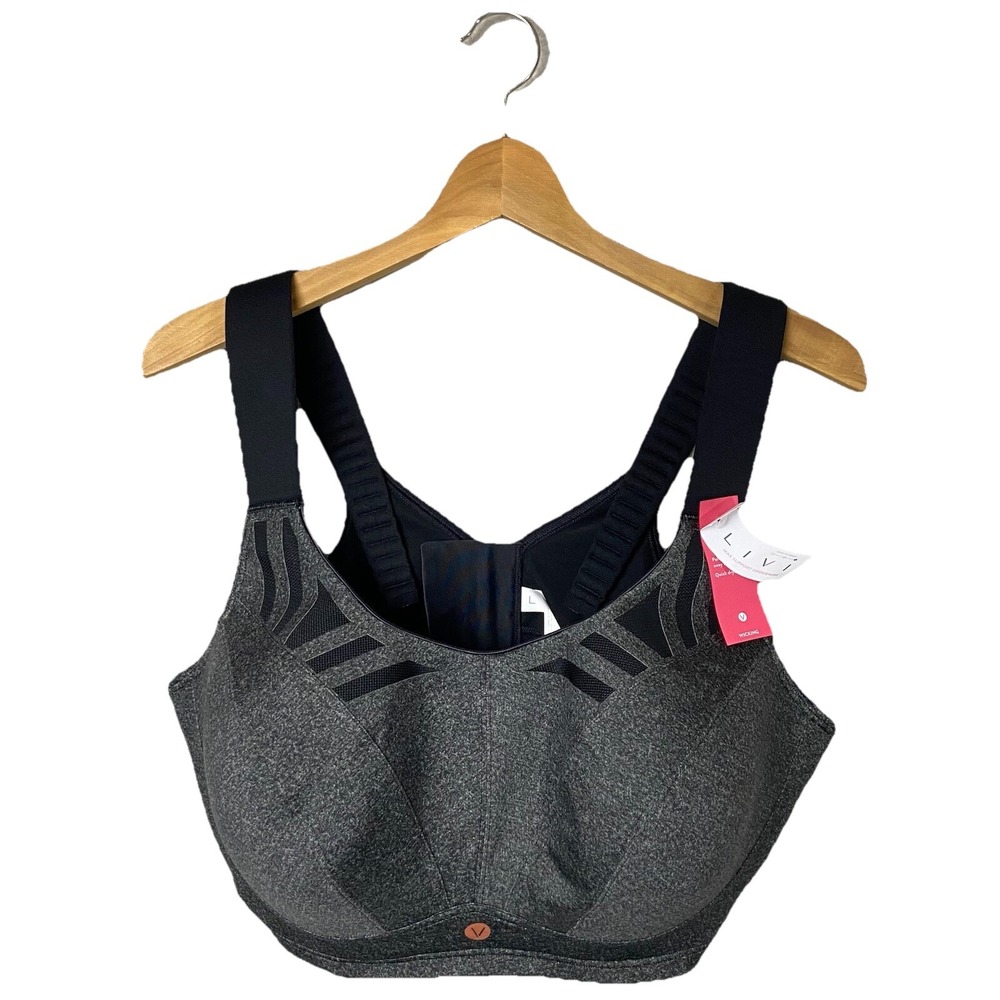 NWT Livi Max Support Underwire High Impact Sport Bra Size 44F Moisture Wicking